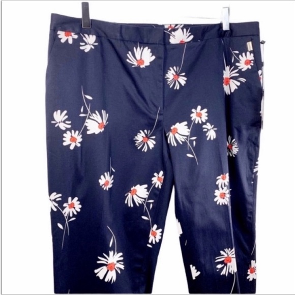 TOMMY HILFIGER Radcliffe slim-leg daisy pants NEW - Picture 6 of 10